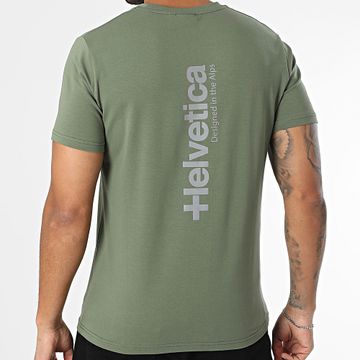 Helvetica - Camiseta Quintana Reflectante Verde Caqui
