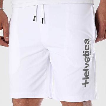 Helvetica - Pantalón Corto Quintana Reflectante Blanco