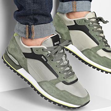 BOSS - Zapatillas Parkour Runner 50523221 Open Green