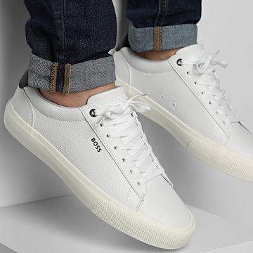 BOSS - Zapatillas Aiden 50542114 Open Blanco