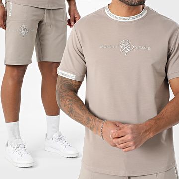 Project X Paris - Conjunto de camiseta y pantalón corto 2210218 2240218 Topo Blanco