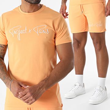 Project X Paris - Conjunto de camiseta y pantalón corto 1910076 2340014 Naranja