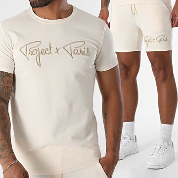 Project X Paris - Conjunto de camiseta y pantalón corto 1910076 2340014 Crudo