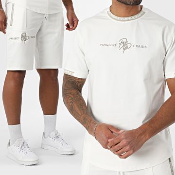 Project X Paris - Conjunto de camiseta y pantalón corto 2210218 2240218 Blanco