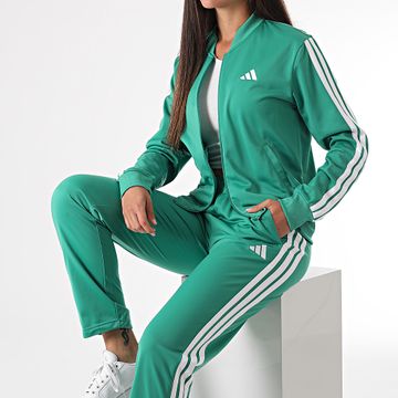 Adidas Performance - Chándal 3 Rayas Mujer JD2687 Verde