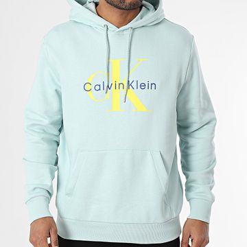 Calvin Klein - LV040BM800 Sudadera con capucha Turquesa