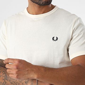 Fred Perry - M3519 Camiseta Ringer Beige