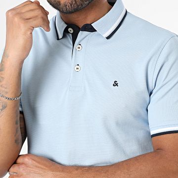 Jack And Jones - Polo de manga corta Paulos azul claro