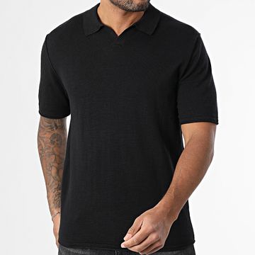 Jack And Jones - Polo de manga corta Kane Negro