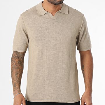 Jack And Jones - Polo de manga corta Kane Beige oscuro