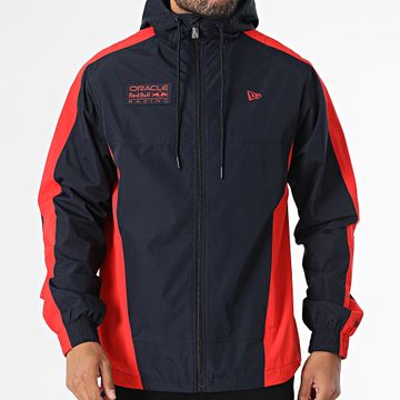 New Era - Chaqueta Red Bull Windrunner con capucha y cremallera 60746978 Navy Red