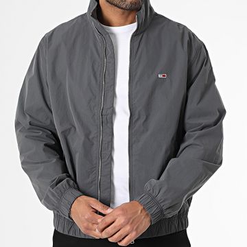 Tommy Jeans - Chaqueta con cremallera Essential 0655 Gris Carbón