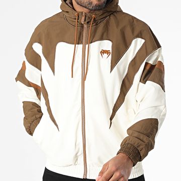 Venum - Attack 90 05206 Chaqueta con capucha y cremallera marrón beige claro
