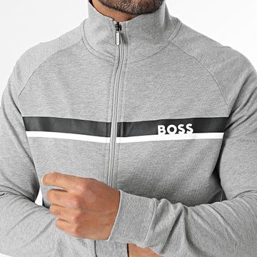 BOSS - Sudadera Authentic Zip 50540660 Heather Grey