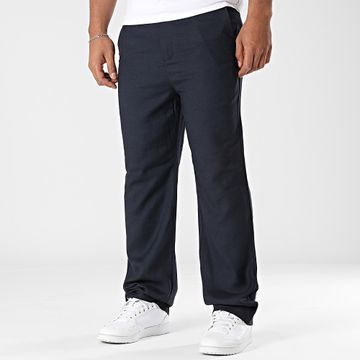 Frilivin - Z67 Pantalones chinos de pata ancha Azul marino