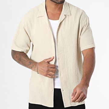 Jack And Jones - Camisa de manga corta Pascua Patras Resort Beige