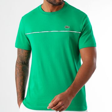 Lacoste - Tee Shirt Big Logo Crocodile Regular Fit Verde