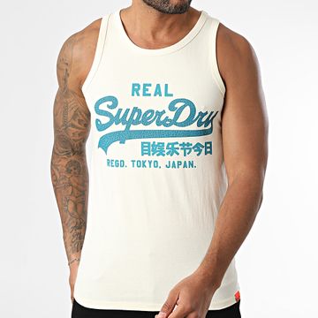 Superdry - Camiseta de tirantes Cali M6010870A Beige