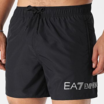 EA7 Emporio Armani - Shorts de baño 7M000519-AF13049 Negro Plata