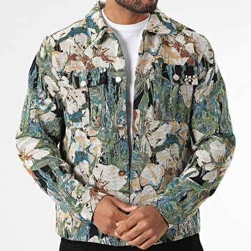 Frilivin - O83 Chaqueta Verde Beige
