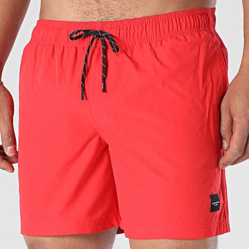 Jack And Jones - Bañador Maui Solid Rojo