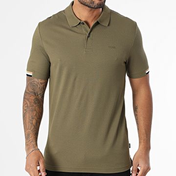 BOSS - Polo de manga corta Parlay 147 50467113 Verde caqui