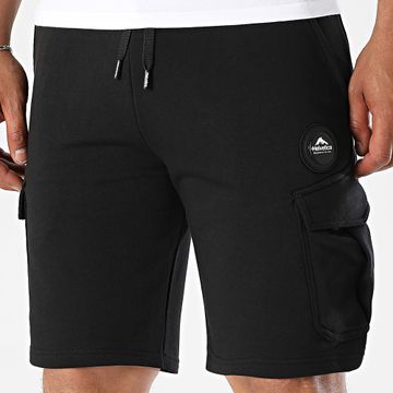 Helvetica - Ajaccio Cargo Jogging Shorts Negro