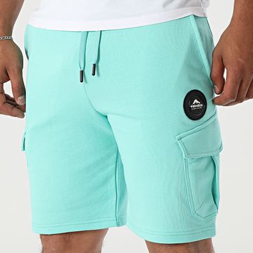 Helvetica - Ajaccio Cargo Jogging Shorts Turquesa Verde