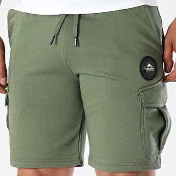 Helvetica - Ajaccio Cargo Jogging Shorts Caqui Verde