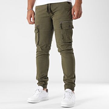 John H - Pantalón Cargo 01 Caqui Verde