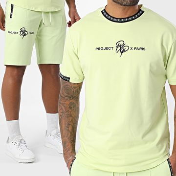 Project X Paris - Conjunto de camiseta y pantalón corto 2210218 2240218 Verde claro