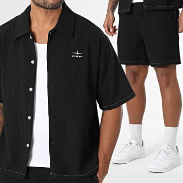 Project X Paris - Conjunto de camisa de manga corta y pantalón corto 2510161 2540161 Negro