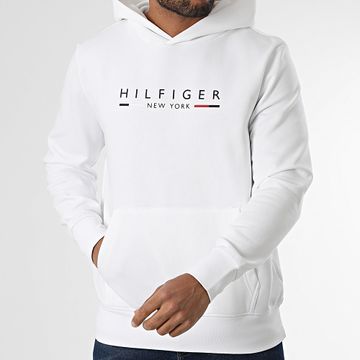 Tommy Hilfiger - Hilfiger NY 9301 Sudadera con capucha Blanca