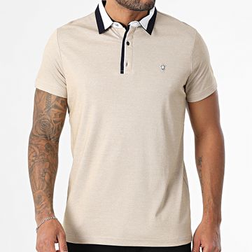 Armita - Polo de manga corta 70 Beige Chiné