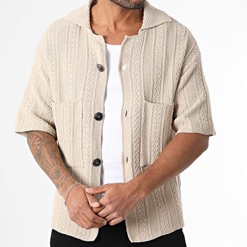 Armita - Camisa Malla Manga Corta 08 Beige