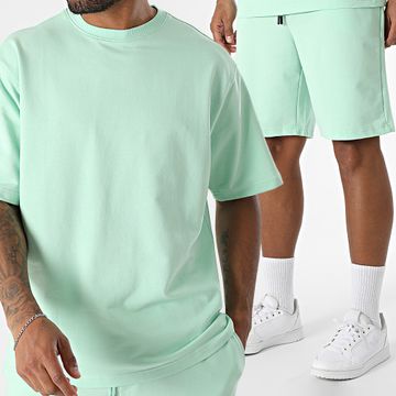 Armita - Conjunto de camiseta y pantalón corto verde menta