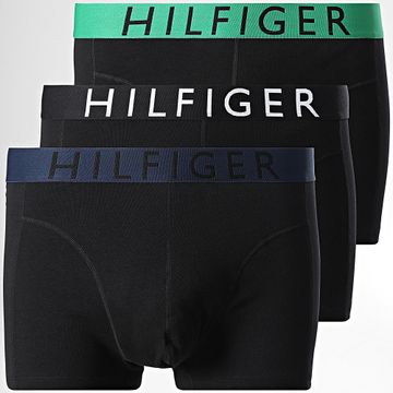 Tommy Hilfiger - Set De 3 Boxers 3465 Negro Azul Marino Verde