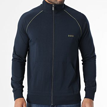 BOSS - Sudadera con cremallera Mix And Match 50515307 Azul marino