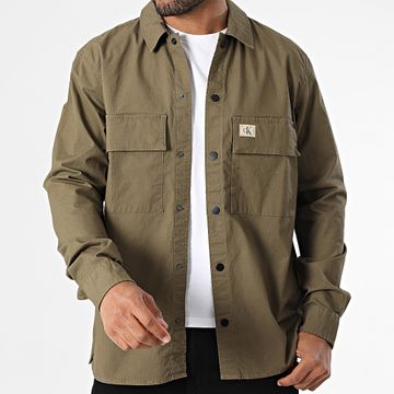 Calvin Klein - Sobrecamisa 7584 Caqui Verde