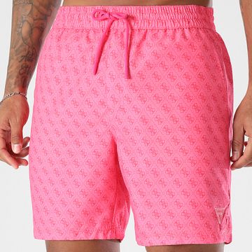 Guess - F5GT00-WG2D2 Traje de baño rosa fluorescente