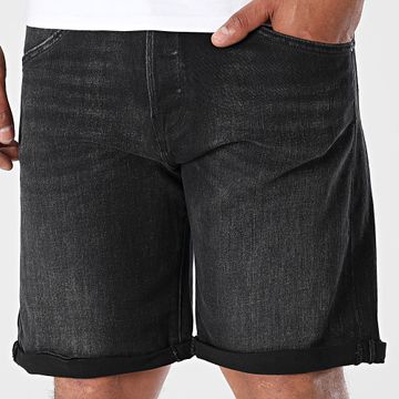 Jack And Jones - Rick Fox Regular Fit Jean Shorts Negro