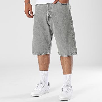 Jack And Jones - Ron Original Baggy Fit Jeans Shorts Gris