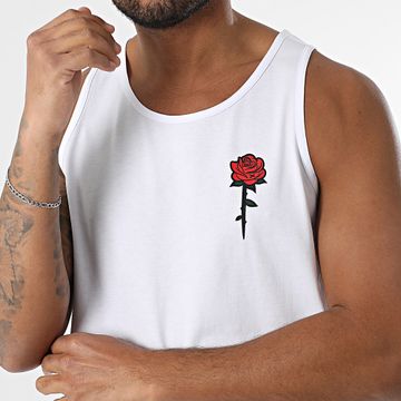 Luxury Lovers - Camiseta de Tirantes Color Rosa Blanco