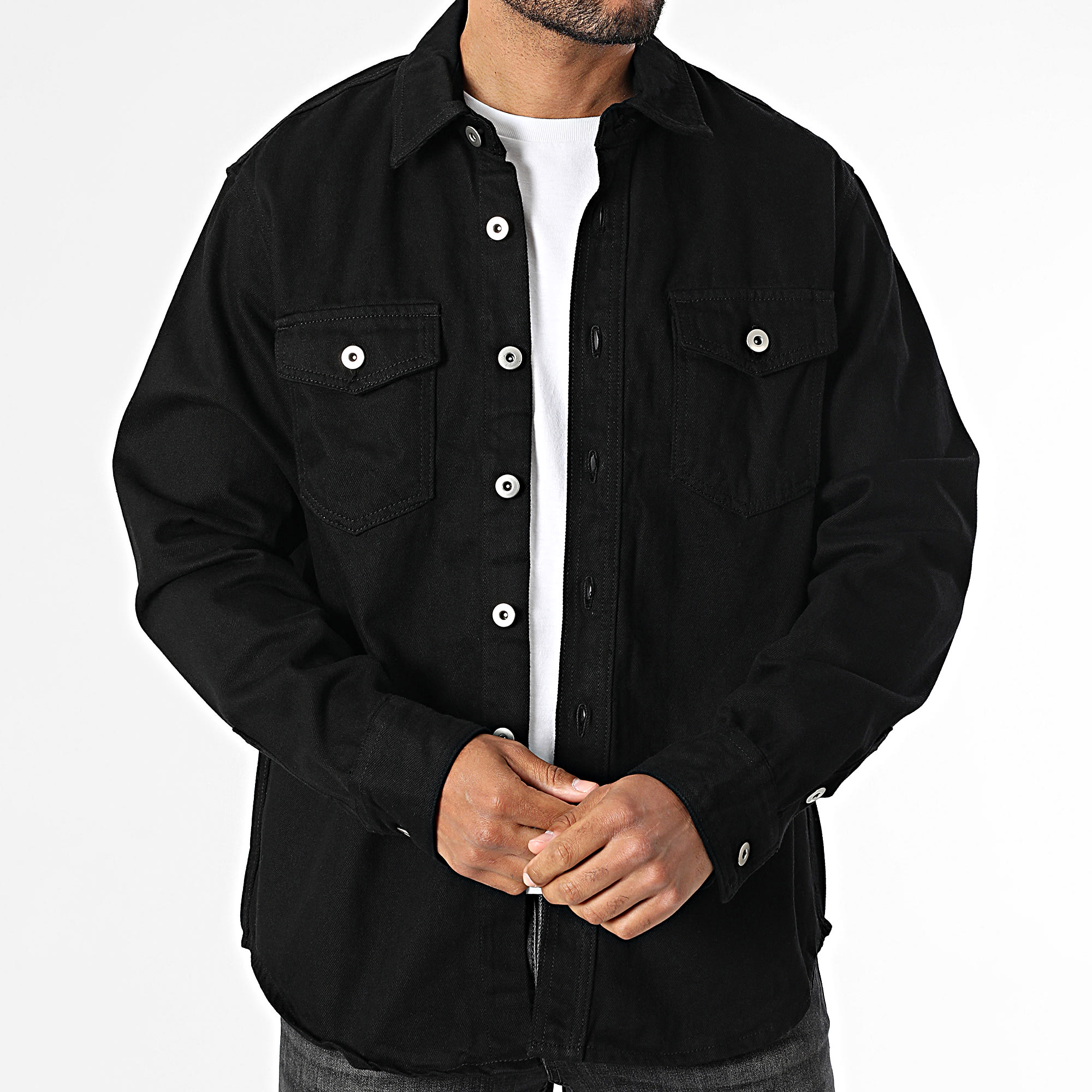 MTX - Sobrecamisa Jean 777 Negro