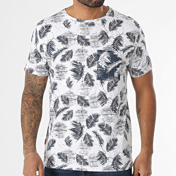 Classic Series - Teetace Pocket Tee Blanco Azul Marino