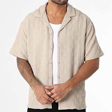 Jack And Jones - Camisa de manga corta Matteo Beige