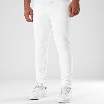 John H - 128 Pantalón Chino Blanco