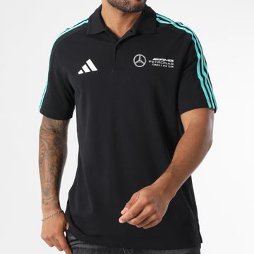 Adidas Performance - Polo Manga Corta Con Rayas AMG Mercedes DNA JV5430 Negro