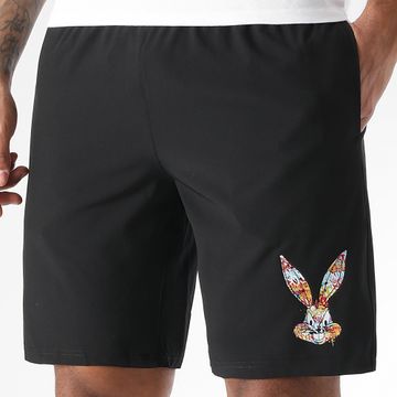 Looney Tunes - Bugs Bunny Graffiti Tech Jogging Shorts Negro
