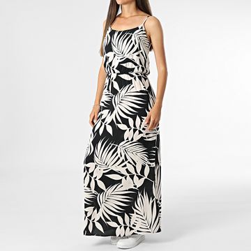 Only - Nova Life Maxi Vestido Beige Negro Mujer